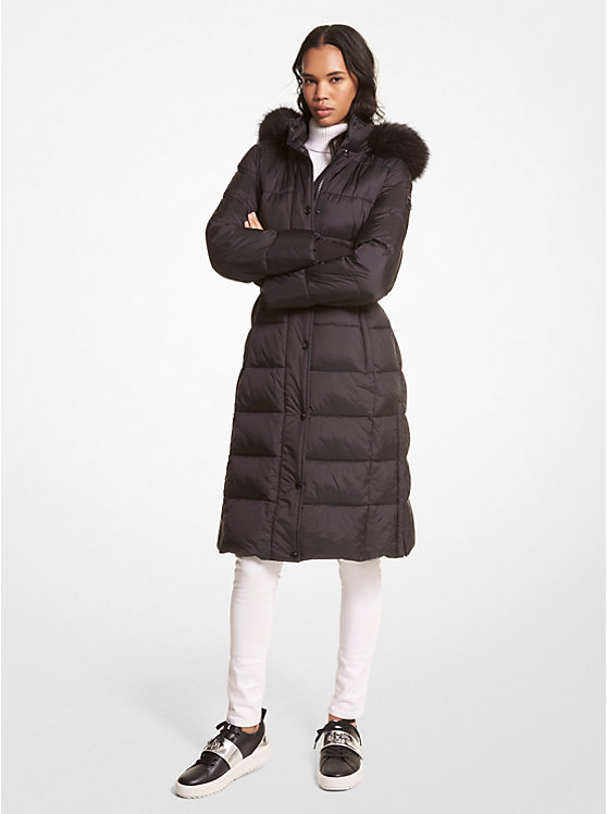 Quilted Nylon Belted Puffer Coat | Michael Kors 77Q5741M41
