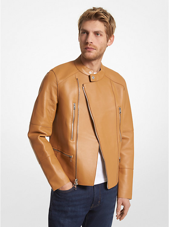 Nappa Leather Moto Jacket | Michael Kors CF1800D42A