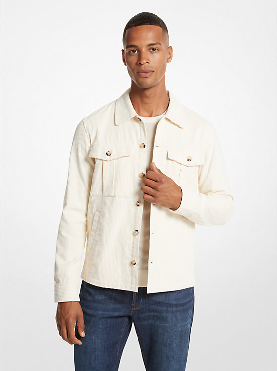 Corduroy Shirt Jacket | Michael Kors CF340619WH