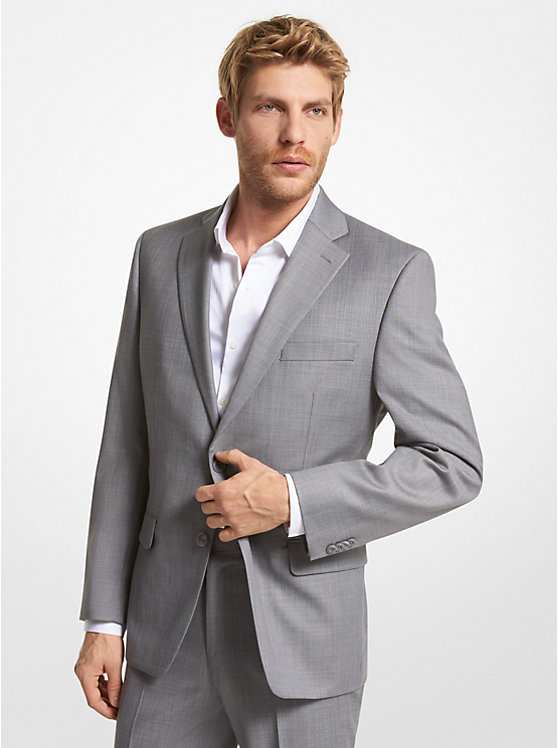 Modern-Fit Wool Blend Sports Coat | Michael Kors KRIS1K