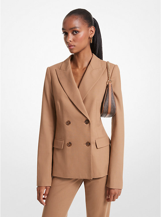 Stretch Wool Blazer | Michael Kors MF3103Y9LN