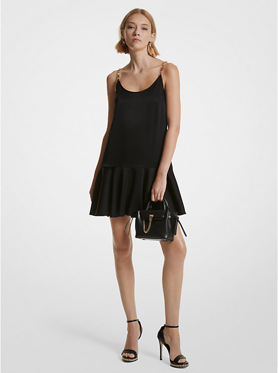 Satin Chain Tank Dress | Michael Kors MF381UL99G