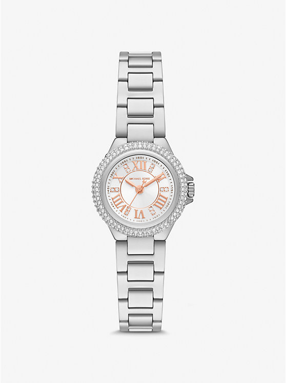 Mini Camille Pavé Silver-Tone Watch | Michael Kors MK4698