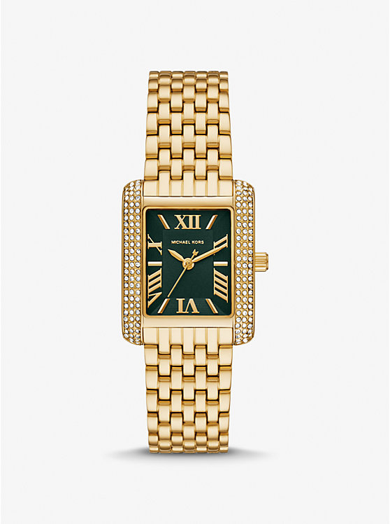 Petite Emery Pavé Gold-Tone Watch | Michael Kors MK4742