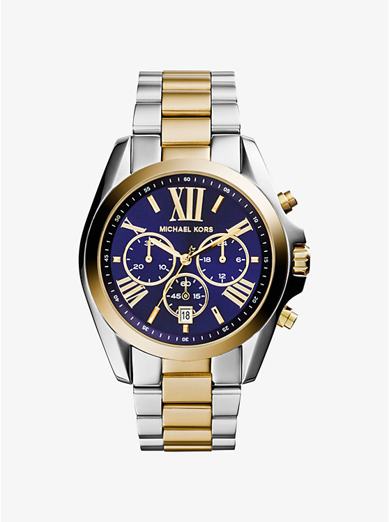 Oversized Bradshaw Two-Tone Watch | Michael Kors MK5976