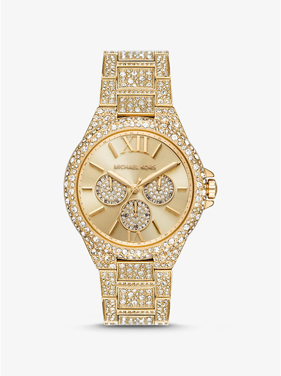 Oversized Camille Pavé Gold-Tone Watch | Michael Kors MK6958