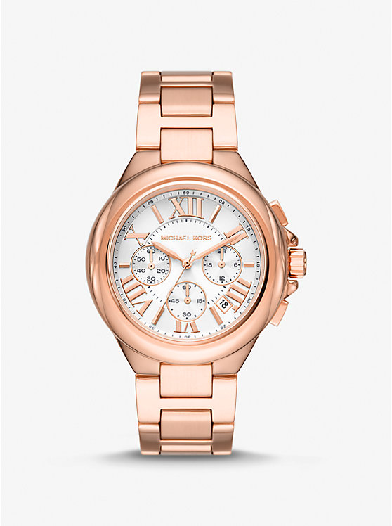 Oversized Camille Rose Gold-Tone Watch | Michael Kors MK7271