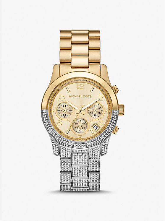 Runway Pavé Two-Tone Watch | Michael Kors MK7329