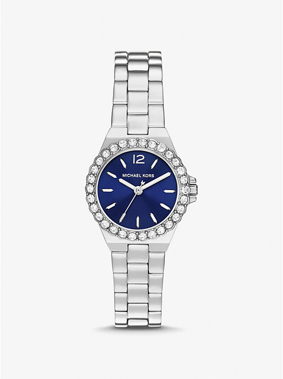 Mini Lennox Pavé Silver-Tone Watch | Michael Kors MK7397