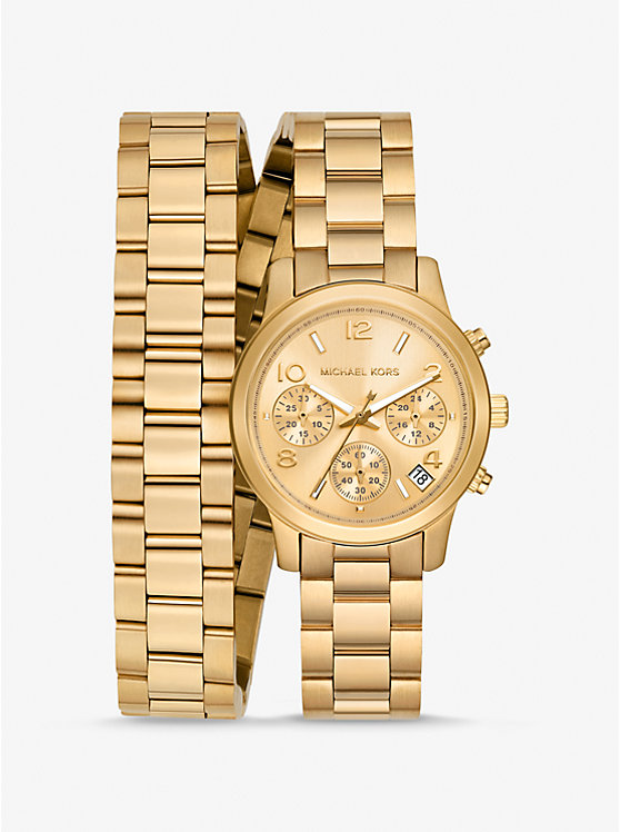 Runway Gold-Tone Wrap Watch | Michael Kors MK7452