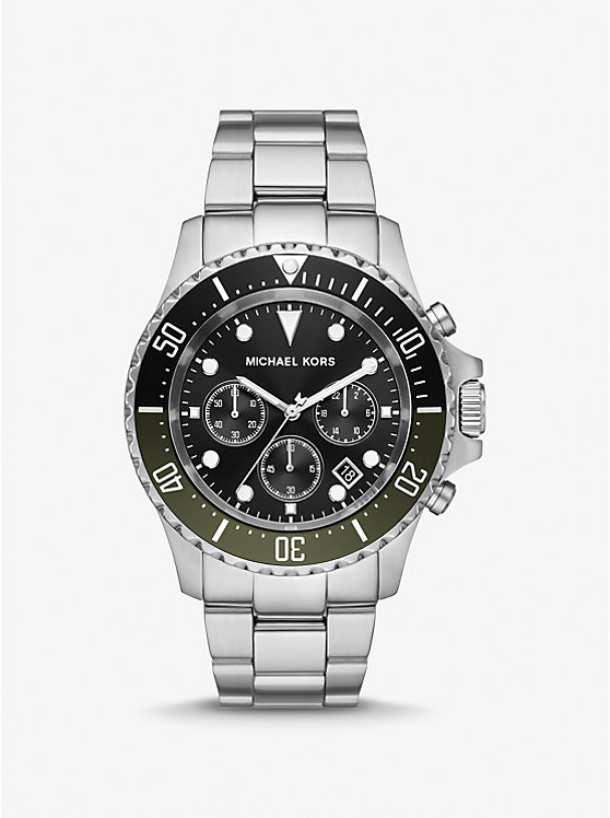 Oversized Everest Silver-Tone Watch | Michael Kors MK8976