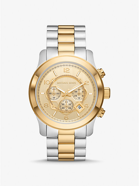 Oversized Runway Two-Tone Watch | Michael Kors MK9075