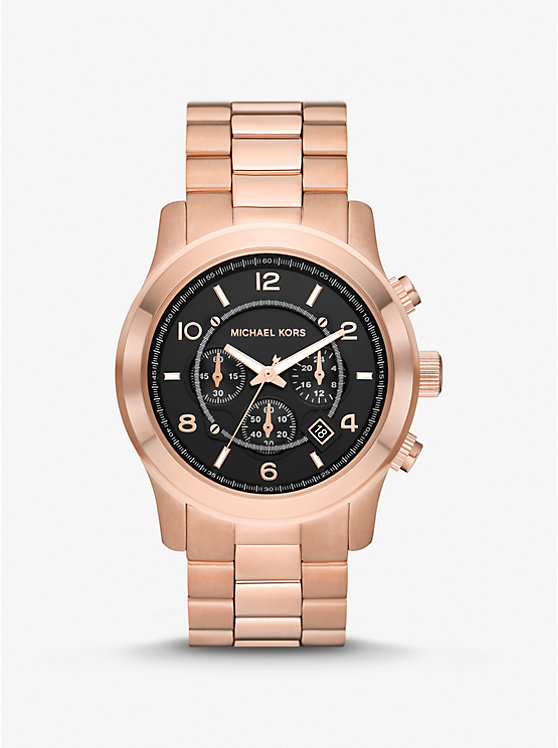 Oversized Runway Rose Gold-Tone Watch | Michael Kors MK9123