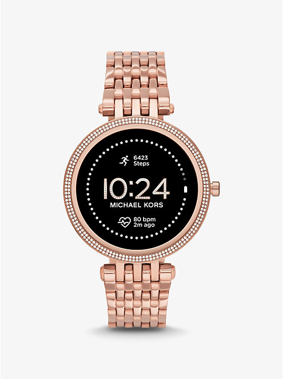 Gen 5E Darci Pavé Rose Gold-Tone Smartwatch | Michael Kors MKT5128