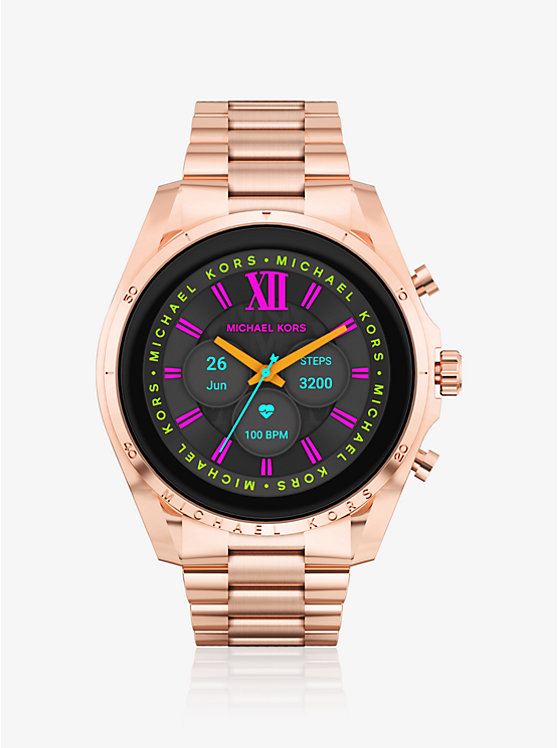 Gen 6 Bradshaw Rose Gold-Tone Smartwatch | Michael Kors MKT5133V