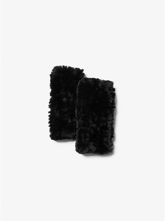 Shearling Fingerless Gloves | Michael Kors MMK10553