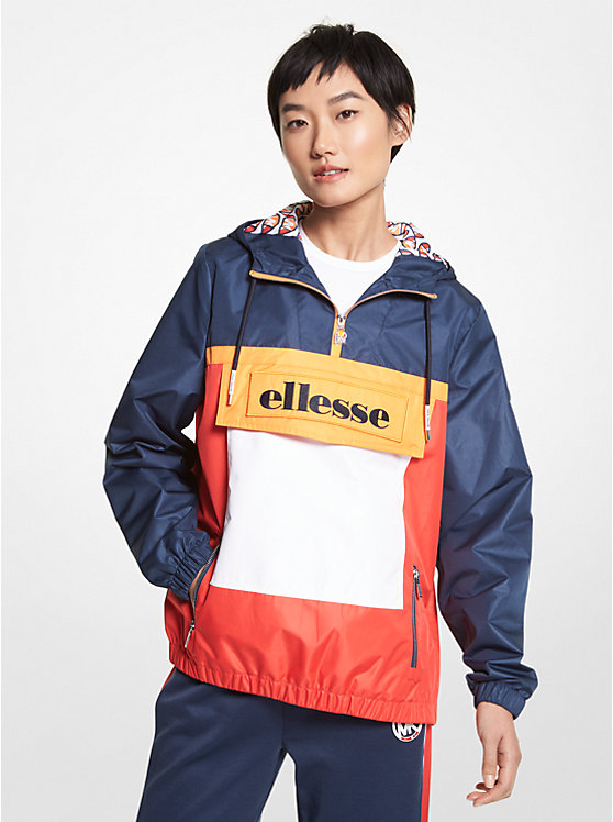 MK X ellesse Color-Block Woven Windbreaker | Michael Kors MS2206E5KE