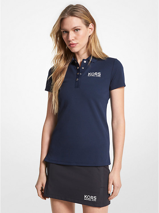 Golf Logo Piqué Polo Shirt | Michael Kors MS350KF4L2